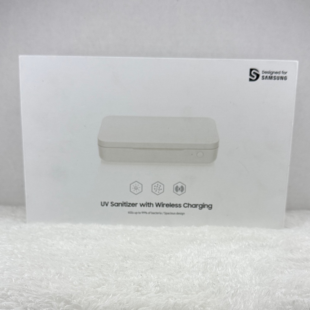 Samsung White UV Sanitizer with Wireless Charging